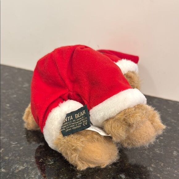 Vintage Russ Santa Bear With Santa Hat 9" - Picture 6 of 8